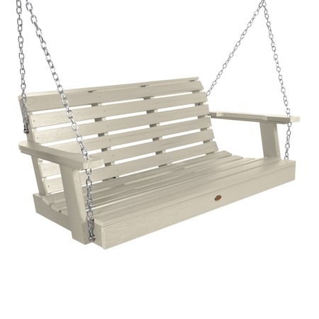 Highwood Usa 4ft Weatherly Porch Swing Outdoor Furniture for Patio, Backyard, Garden AD-PORW2-WAE